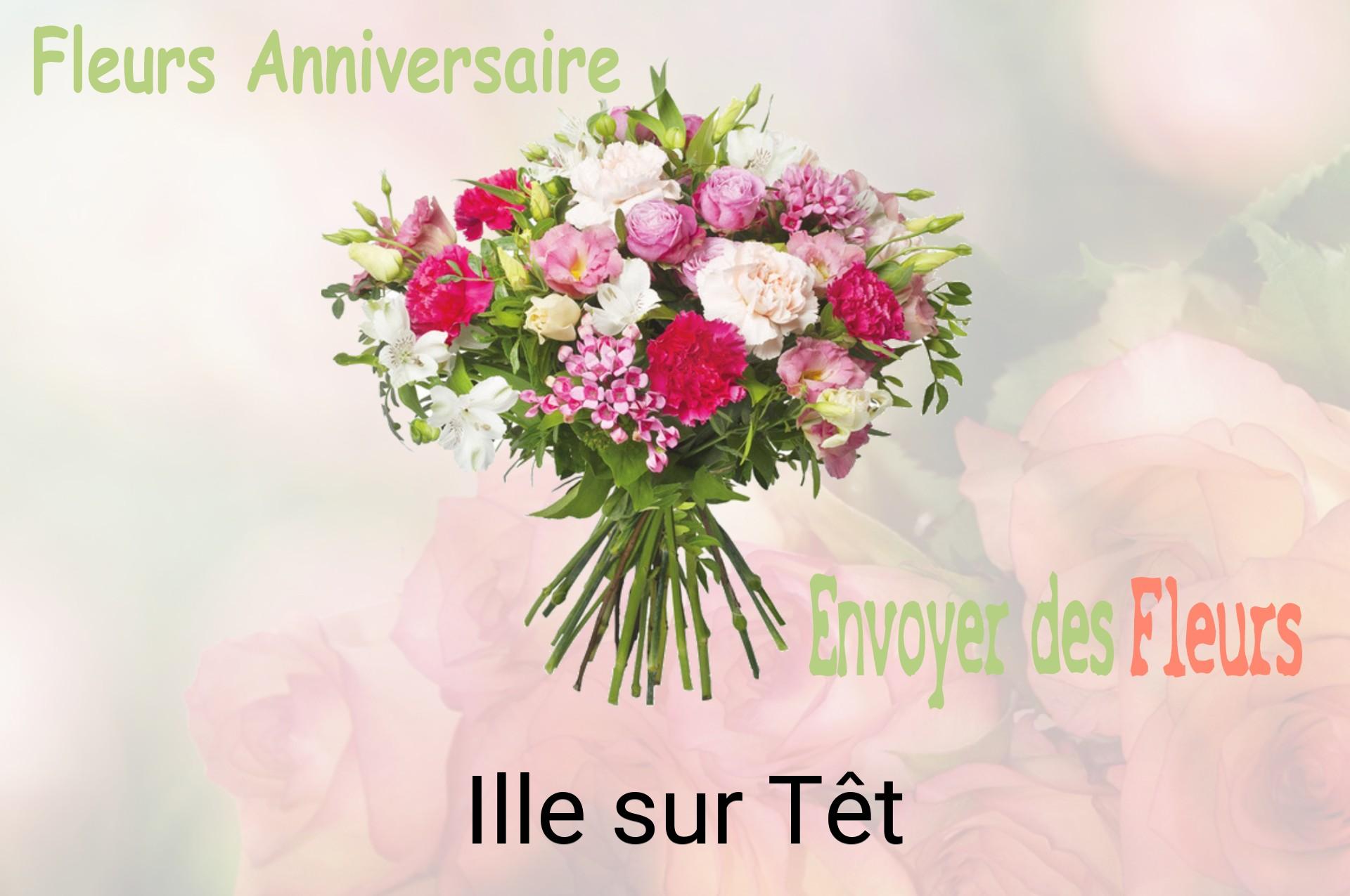 Bouquet de fleurs d’anniversaire livré à Ille-sur-Têt