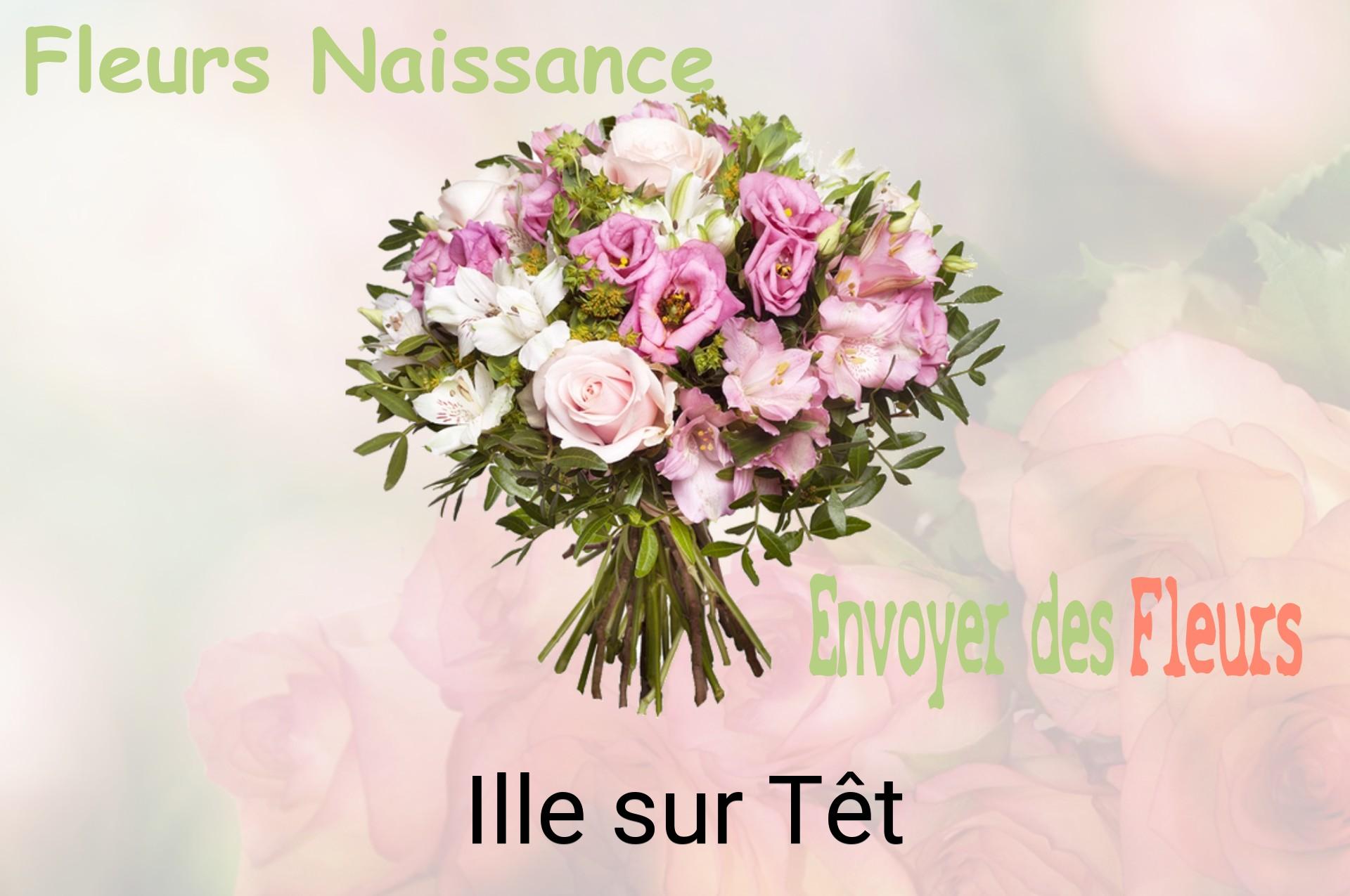 Bouquet de fleurs de naissance livré à Ille-sur-Têt